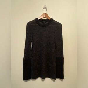 Belstaff Dark Gray Crewneck Alpaca Blend Sweater. Size M